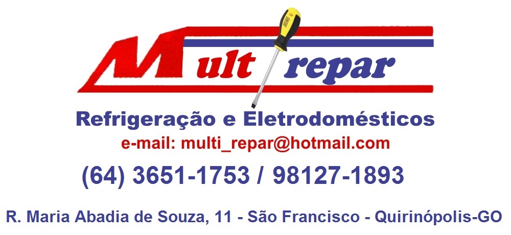 MULTI REPAR - REFRIGERAÇÃO E ELETRODOMÉSTICOS EM QUIRINÓPOLIS