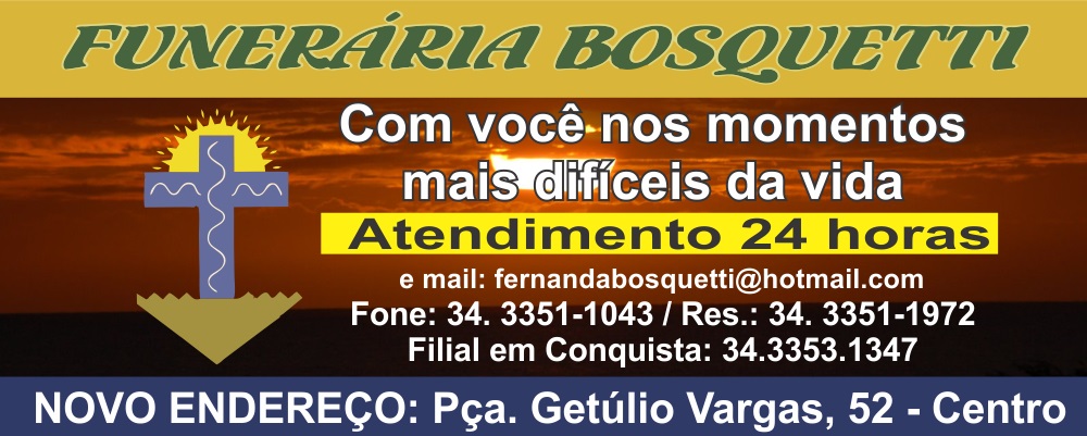 FUNERÁRIA BOSQUETTI - FUNERÁRIA EM SACRAMENTO