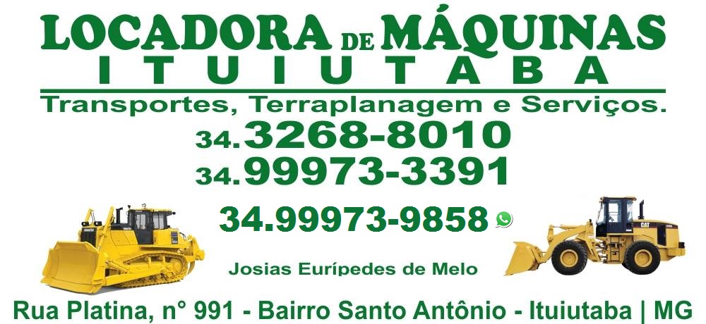 LOCADORA DE MÁQUINAS EM ITUIUTABA