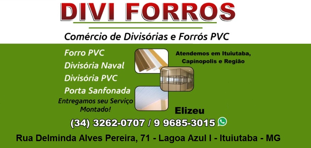 DIVI FORROS - FORROS DE PVC EM ITUIUTABA