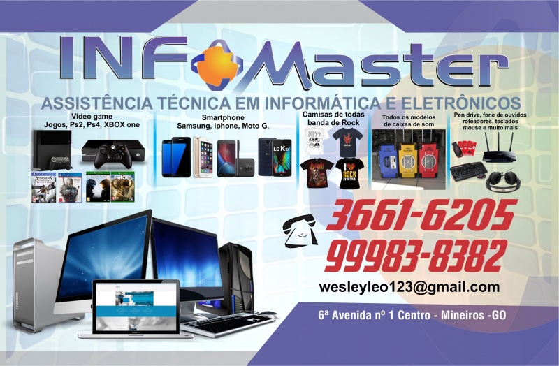 INFOMASTER - LOJA DE INFORMÁTICA EM MINEIROS