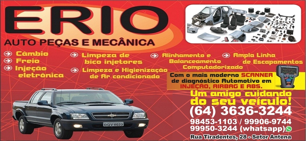 ERIO AUTO PEÇAS E MECÂNICA EM JATAÍ