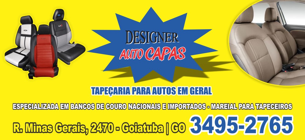 DESIGNER AUTO CAPAS - TAPEÇARIA AUTOMOTIVA EM GOIATUBA