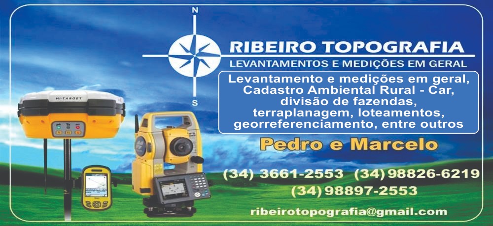 RIBEIRO TOPOGRAFIA - GEORREFERENCIAMENTO EM ARAXÁ