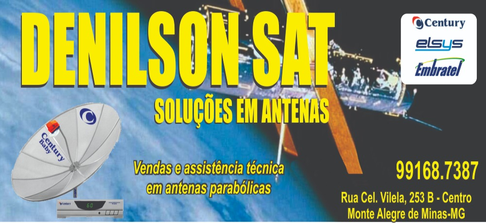 DENILSON SAT - ANTENAS MONTE ALEGRE DE MINAS