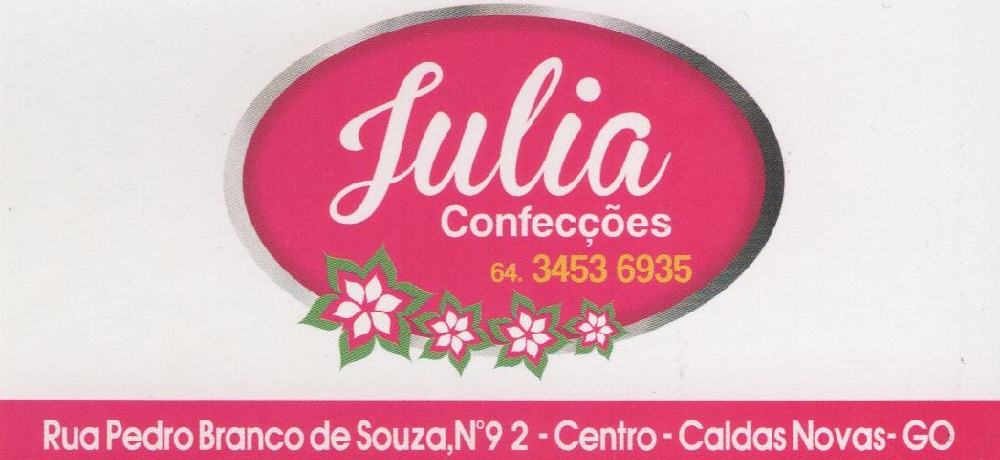 JÚLIA CONFECÇÕES - LOJA DE ROUPAS EM CALDAS NOVAS