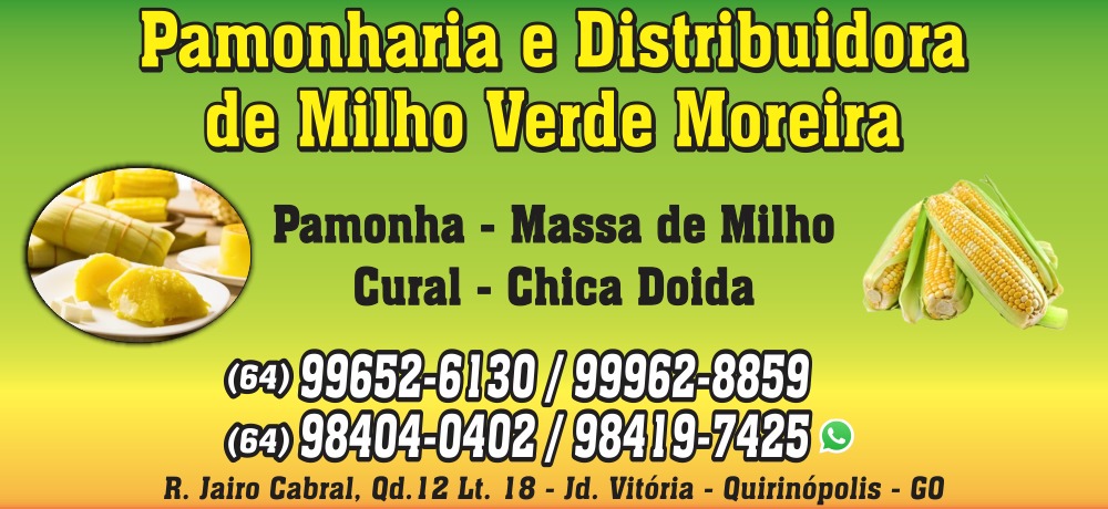 MOREIRA PAMONHARIA EM QUIRINÓPOLIS