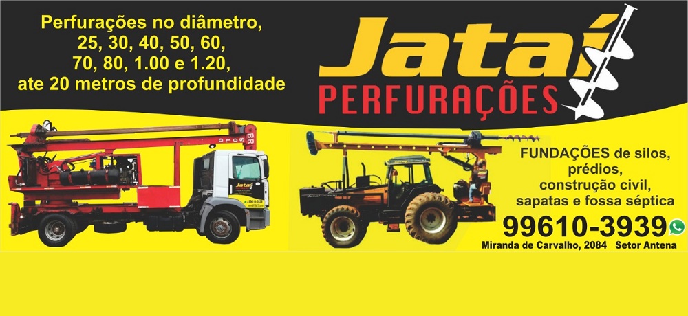 JATAÍ PERFURAÇÕES - ALUGUEL DE EQUIPAMENTOS E PERFURAÇÕES EM JATAÍ