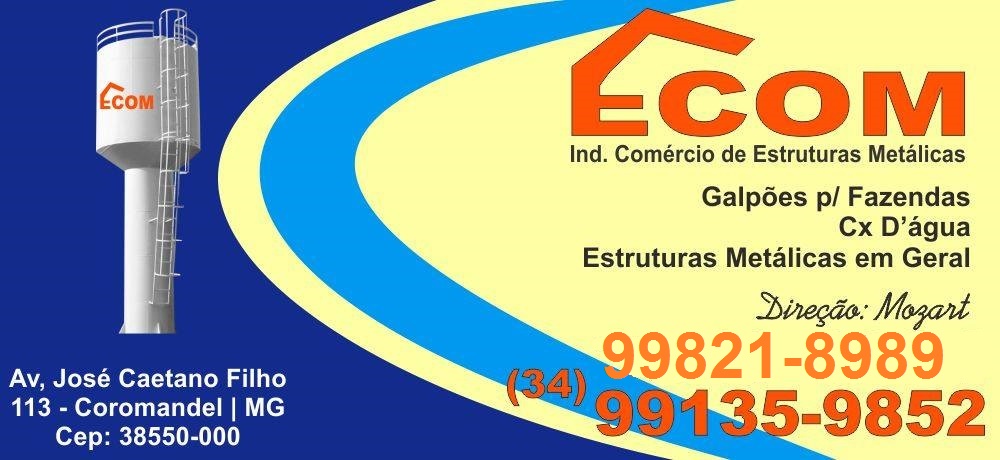 ECOM ESTRUTURAS METÁLICAS EM COROMANDEL