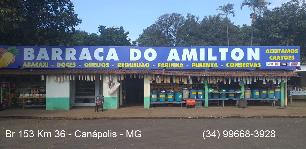 BARRACA DO AMILTON E COMIDA CASEIRA EM CANÁPOLIS