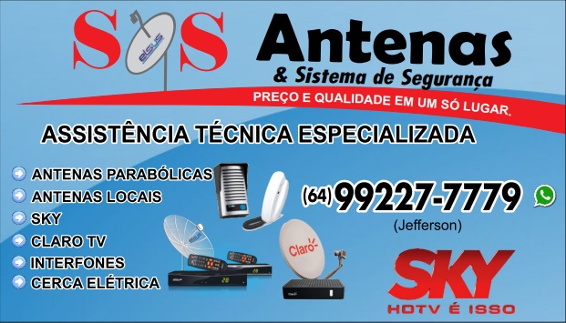 SOS ANTENAS - INSTALAÇÃO DE ANTENAS EM RIO VERDE