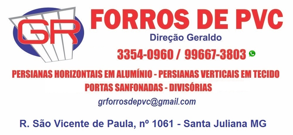 GR FORROS DE PVC - PERSIANAS EM SANTA JULIANA