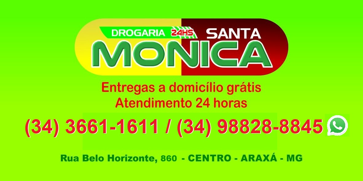 DROGARIA SANTA MÔNICA - DROGARIA EM ARAXÁ