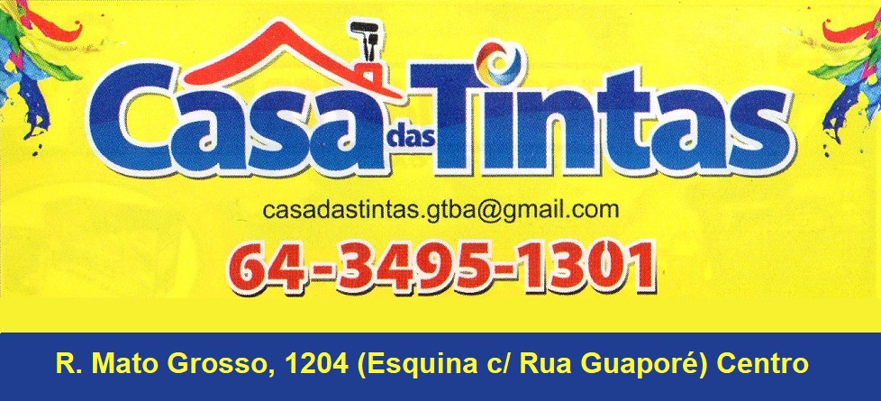 CASA DAS TINTAS EM GOIATUBA