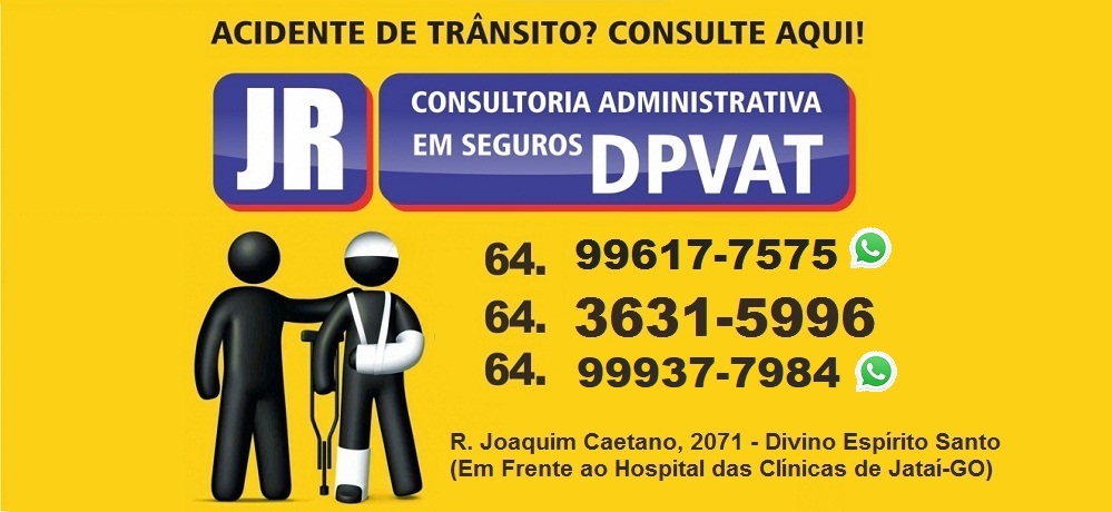 JR CONSULTORIA ADMINISTRATIVA EM SEGUROS DPVAT EM JATAÍ