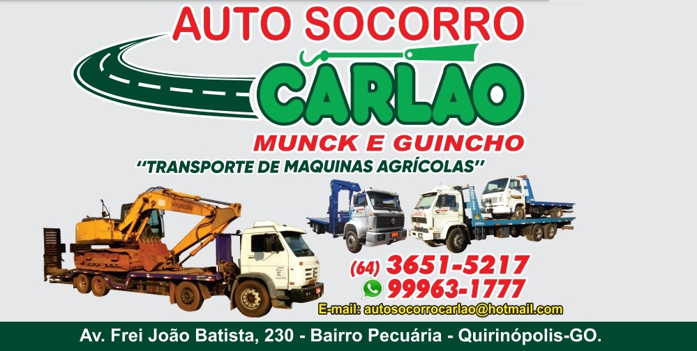 CARLÃO AUTO SOCORRO - GUINCHO E MUNCK EM QUIRINÓPOLIS