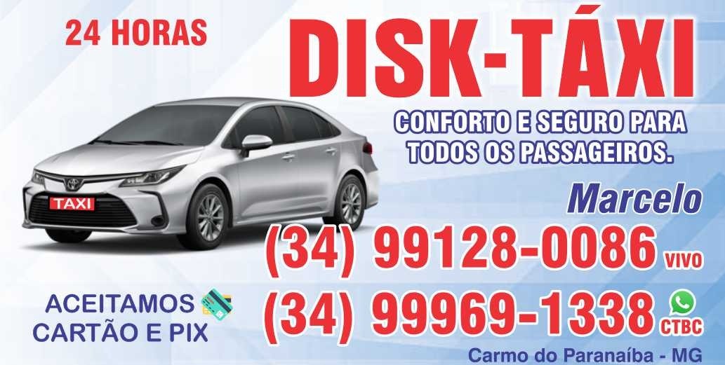 DISK TÁXI - TÁXI 24 HORAS EM CARMO DO PARANAÍBA