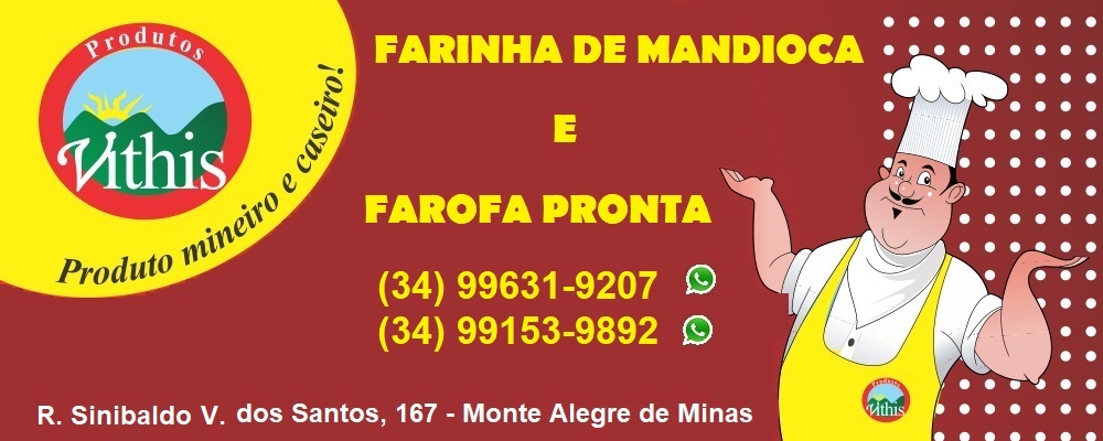 FARINHA VITHIS  FÁBRICA DE FARINHA EM MONTE ALEGRE DE MINAS