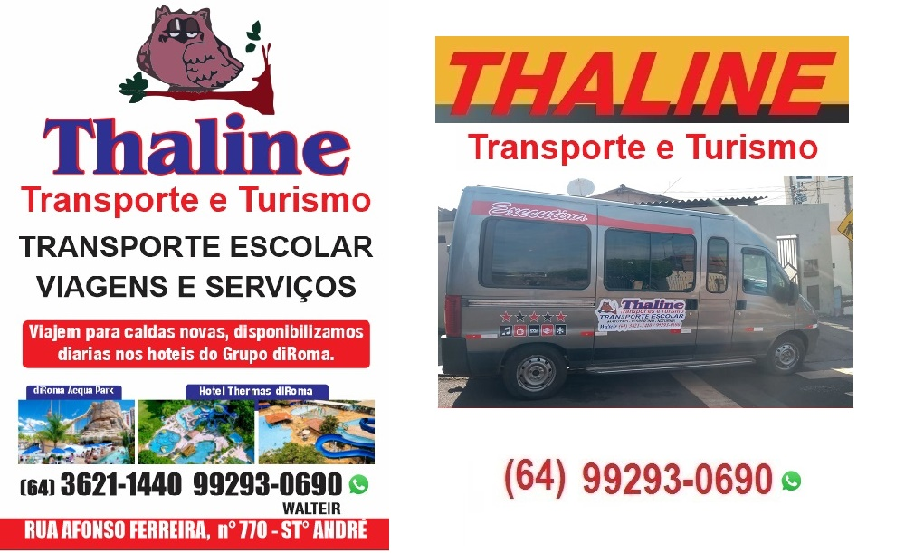 THALINE TRANSPORTES E TURISMO EM RIO VERDE GO