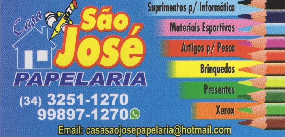 CASA SÃO JOSÉ - PAPELARIA EM SANTA VITÓRIA