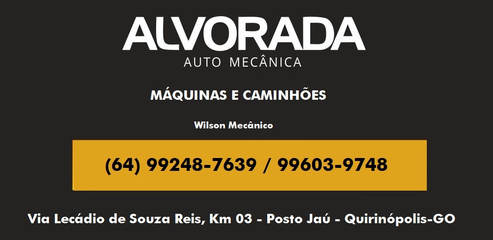 AUTO MECÂNICA ALVORADA - MECÂNICA DIESEL EM QUIRINÓPOLIS