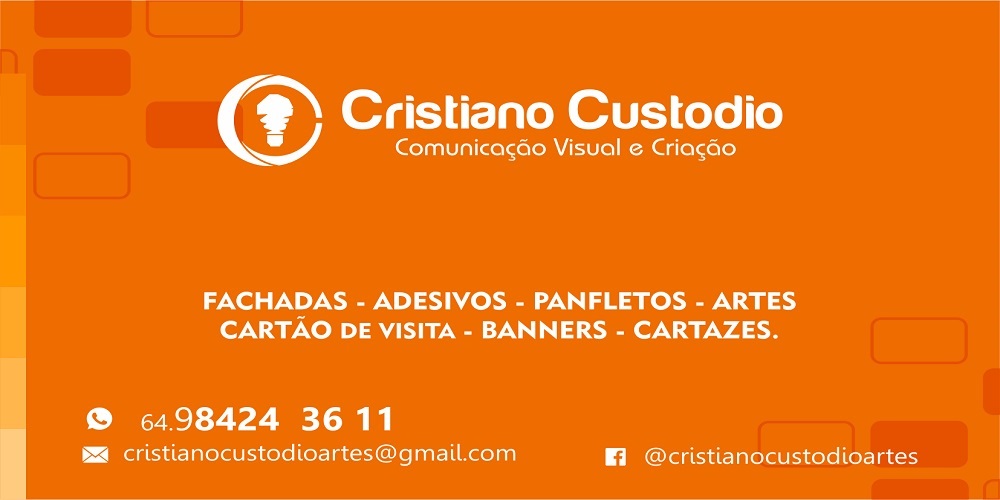 CRISTIANO CUSTÓDIO COMUNICAÇÃO VISUAL E CRIAÇÃO EM QUIRINÓPOLIS