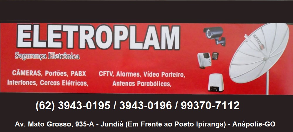 ELETROPLAM SEGURANÇA ELETRÔNICA EM ANÁPOLIS