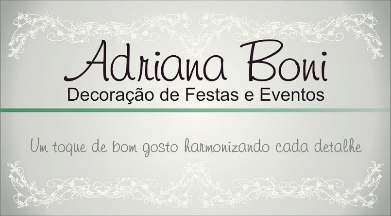 ADRIANA BONI DECORAÇÃO DE FESTAS E EVENTOS EM ARAÇATUBA 