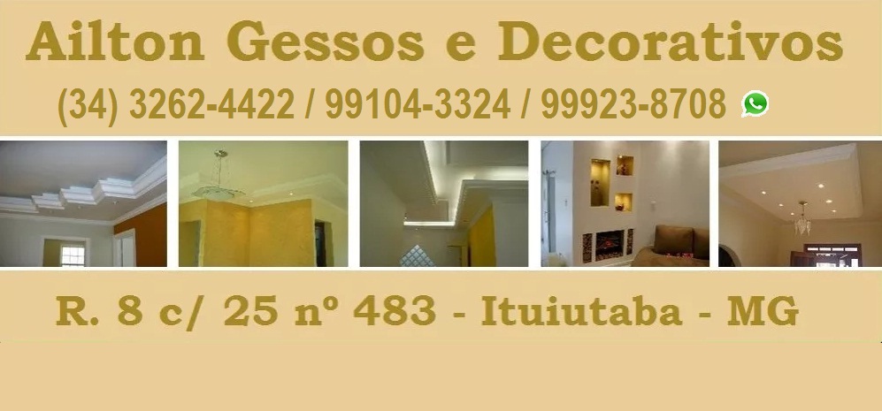 AILTON GESSO E DECORAÇÃO EM ITUIUTABA