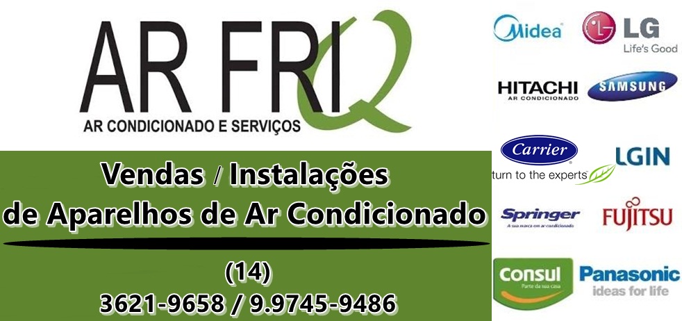 Ar Friq - Instalação de Ar Condicionado em Jau 