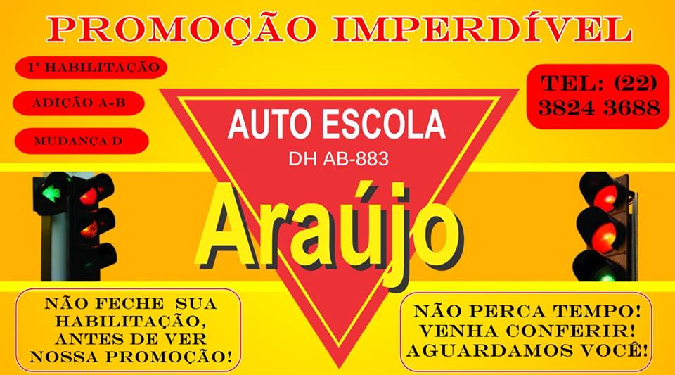 ARAUJO AUTO ESCOLA EM ITAPERUNA