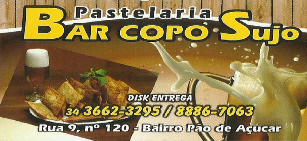 BAR COPO SUJO - PASTELARIA ARAXÁ