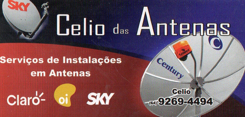 CÉLIO DAS ANTENAS - INSTALAÇÃO DE ANTENAS EM MORRINHOS