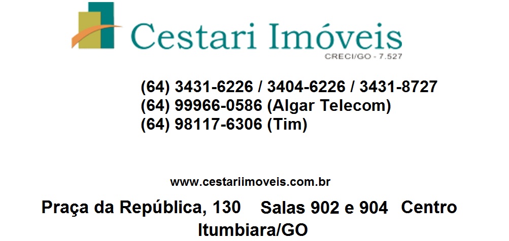 CESTARI IMÓVEIS - IMOBILIÁRIA EM ITUMBIARA