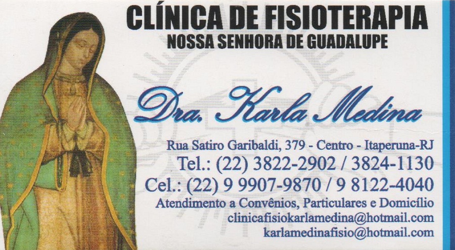 NOSSA SENHORA DE GUADALUPE - CLÍNICA DE FISIOTERAPIA E UTI MÓVEL EM ITAPERUNA