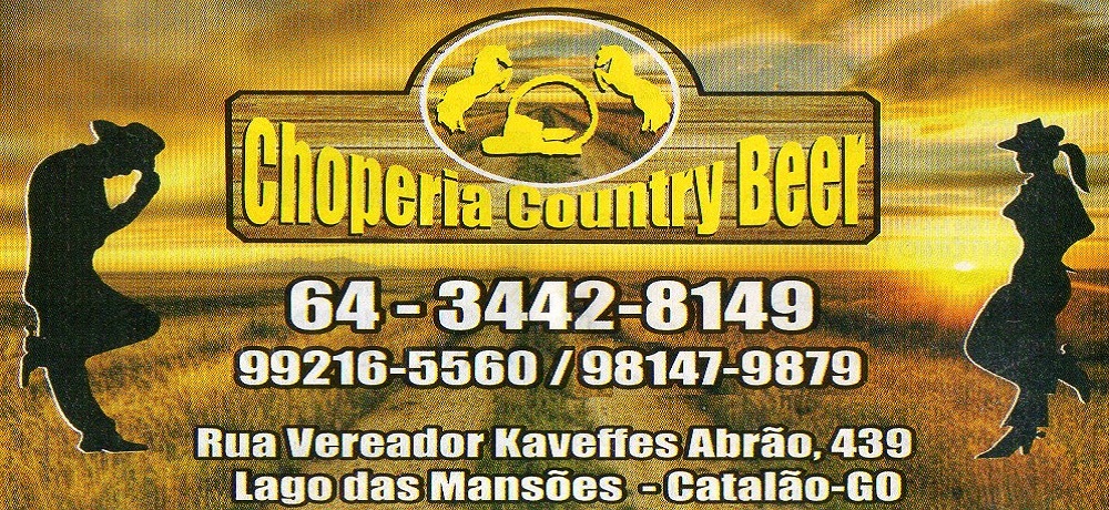 COUNTRY BEER CHOPERIA EM CATALÃO