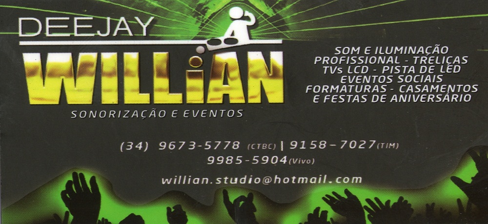 DEEJAY WILLIAN - DEEJAY EM ITUIUTABA