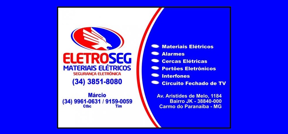 ELETROSEG - SEGURANÇA ELETRÔNICA EM CARMO DO PARANAÍBA