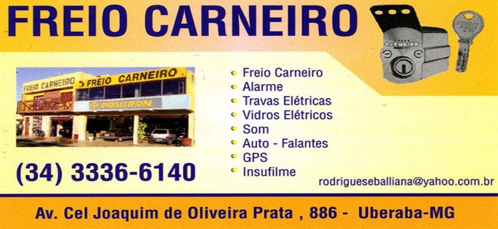 FREIO CARNEIRO EM UBERABA