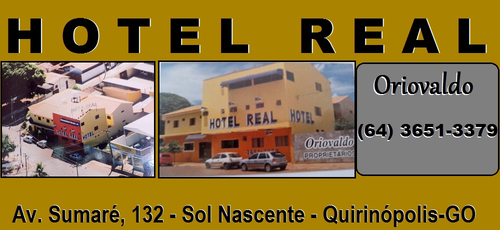 HOTEL REAL - HOTEL EM QUIRINÓPOLIS