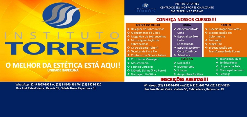 INSTITUTO TORRES - CURSOS PROFISSIONALIZANTES EM ITAPERUNA