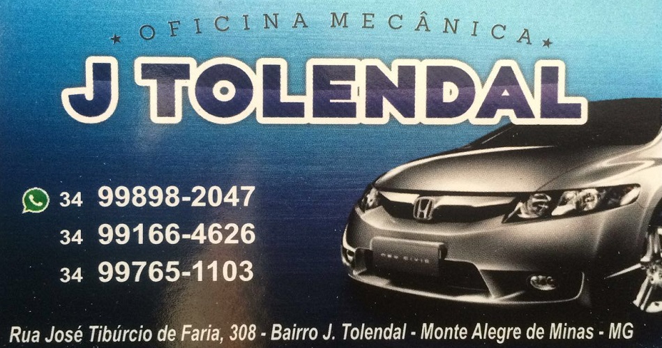 J TOLENDAL - OFICINA MECÂNICA EM MONTE ALEGRE DE MINAS