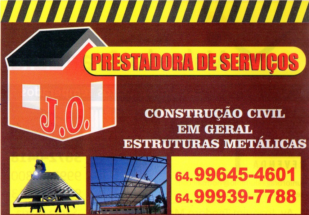 J.O. PRESTADORA DE SERVIÇOS - CONSTRUTOR E SERRALHEIRO EM MINEIROS