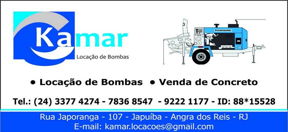 KAMAR LOCAÇÕES - LOCAÇÃO DE BOMBAS EM ANGRA DOS REIS