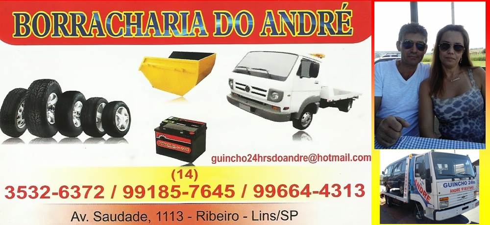 BORRACHARIA DO ANDRÉ - BORRACHARIA EM LINS