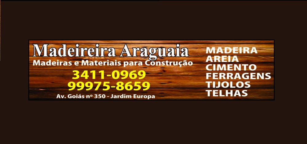 MADEIREIRA ARAGUAIA - MADEIRAS EM CATALÃO