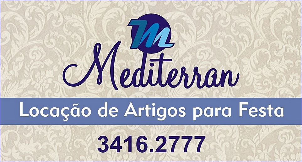 MEDITERRAN - LOCAÇÃO DE ARTIGOS PARA FESTAS EM SÃO CARLOS