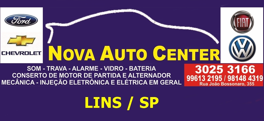 NOVA AUTO CENTER - CENTRO AUTOMOTIVO EM LINS 