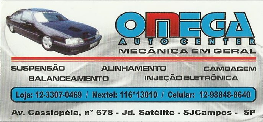 OMEGA AUTO CENTER EM SÃO JOSÉ DOS CAMPOS