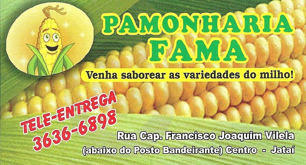 PAMONHARIA FAMA - DELÍCIAS DO MILHO EM JATAÍ